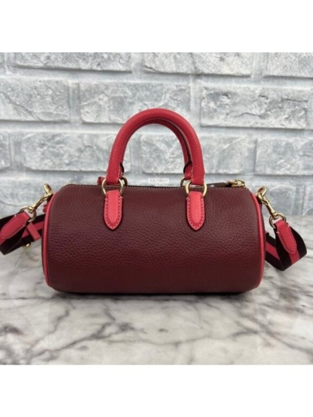 Coach Lacey Crossbody In Gold Wine Multi - Picture 7 of 12